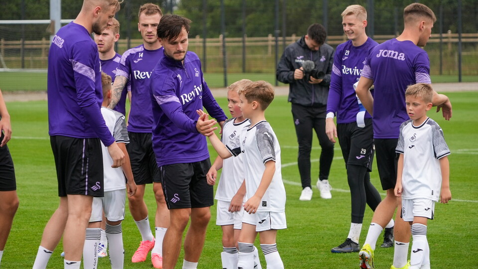 Swansea City Under-nines vs First Team