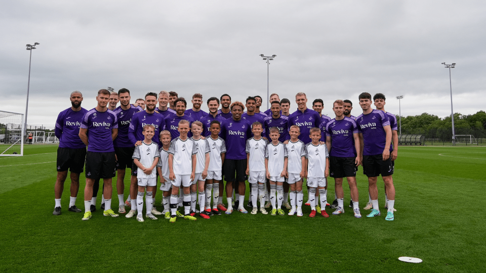 Swansea City Under-nines vs First Team