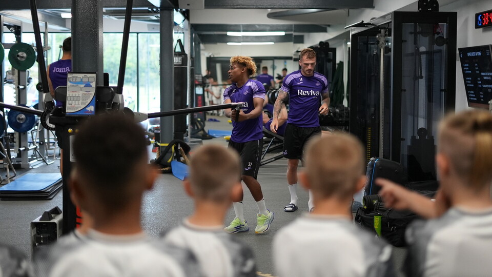 Swansea City Under-nines vs First Team