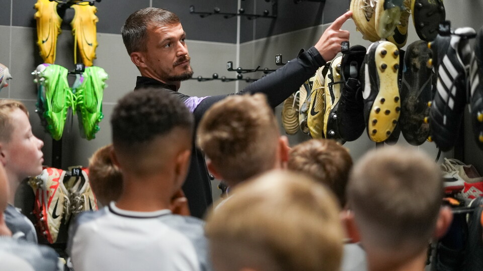 Swansea City Under-nines vs First Team