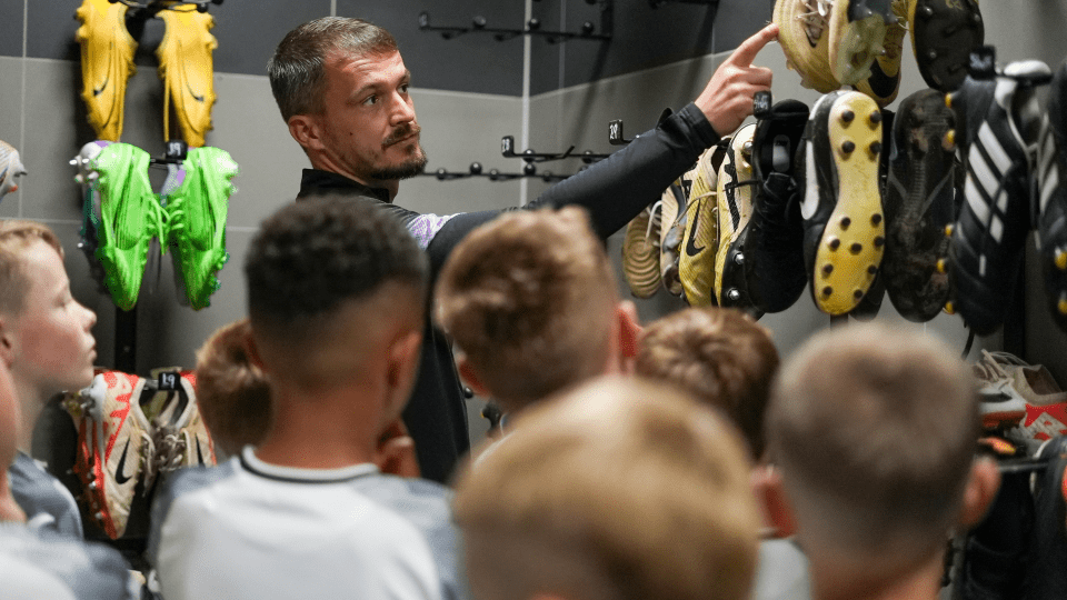 Swansea City Under-nines vs First Team