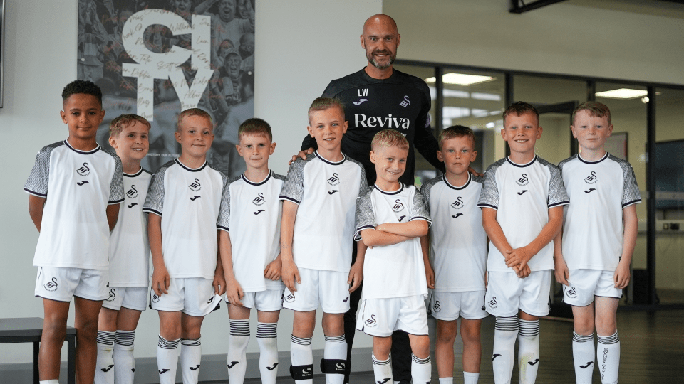 Swansea City Under-nines vs First Team