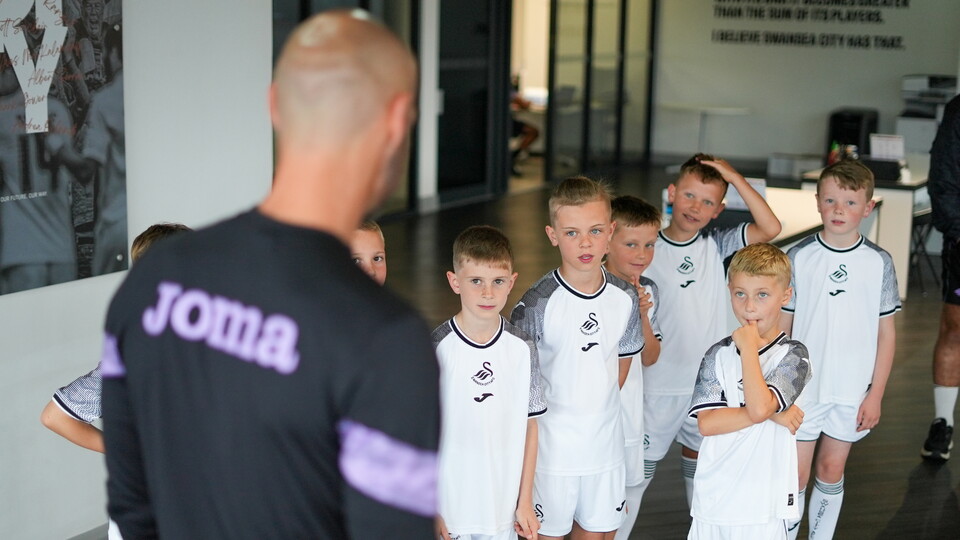 Swansea City Under-nines vs First Team