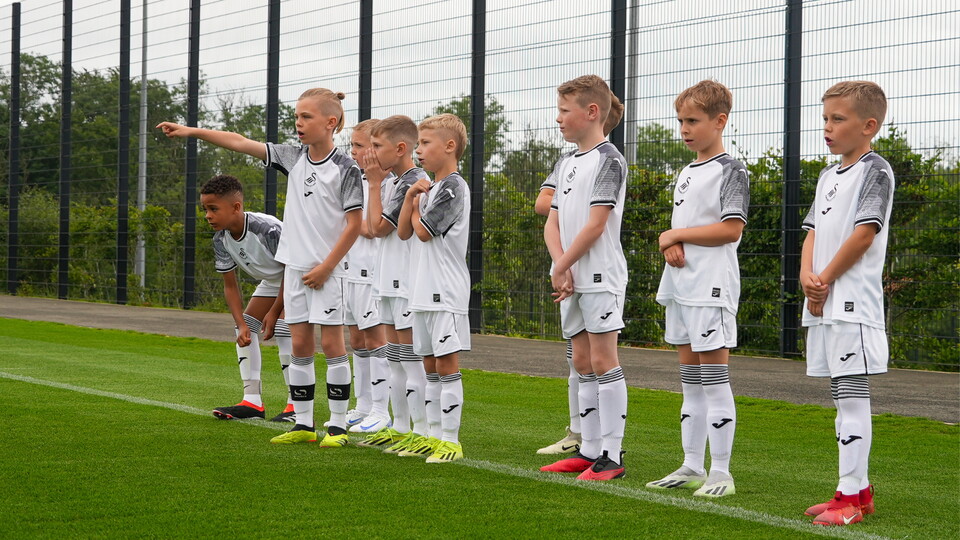 Swansea City Under-nines vs First Team