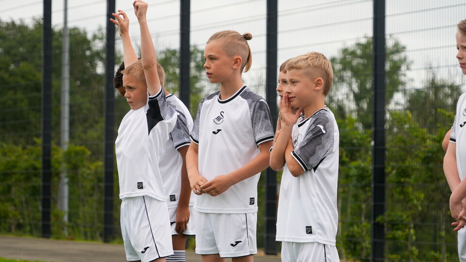 Swansea City Under-nines vs First Team