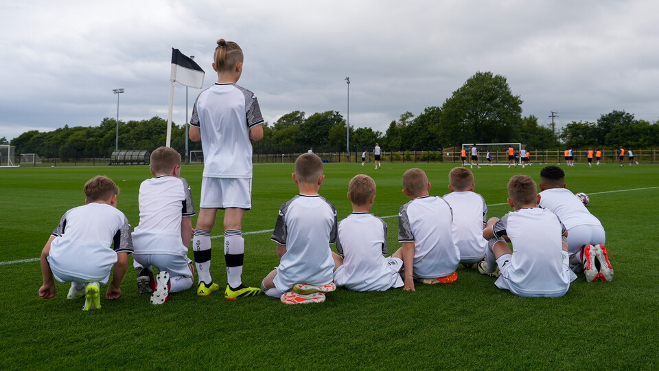Swansea City Under-nines vs First Team