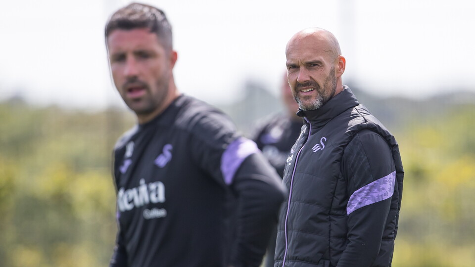 Training ahead of the south Wales derby