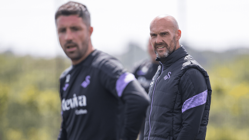 Training ahead of the south Wales derby