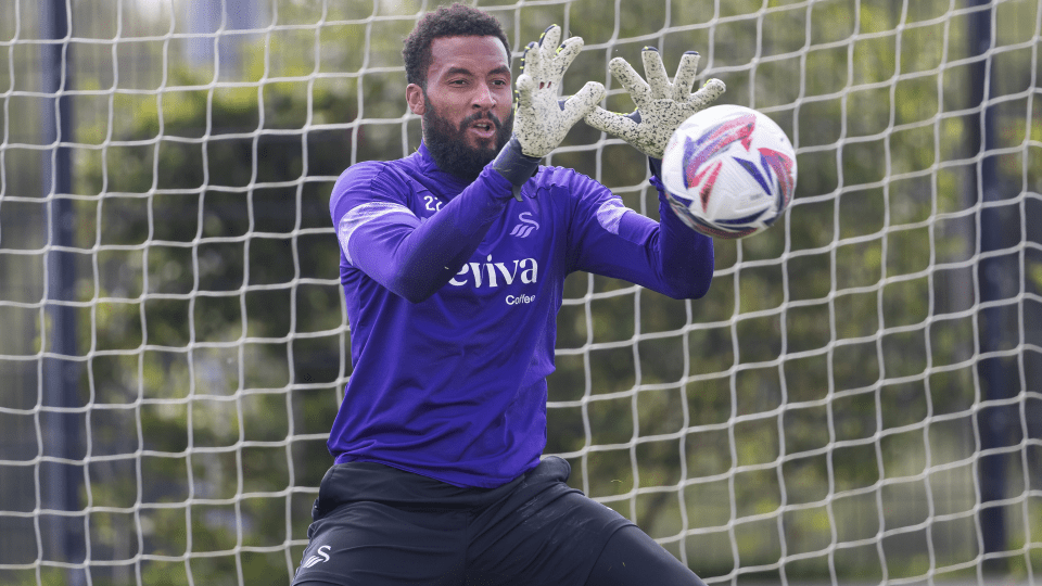 Training ahead of the south Wales derby