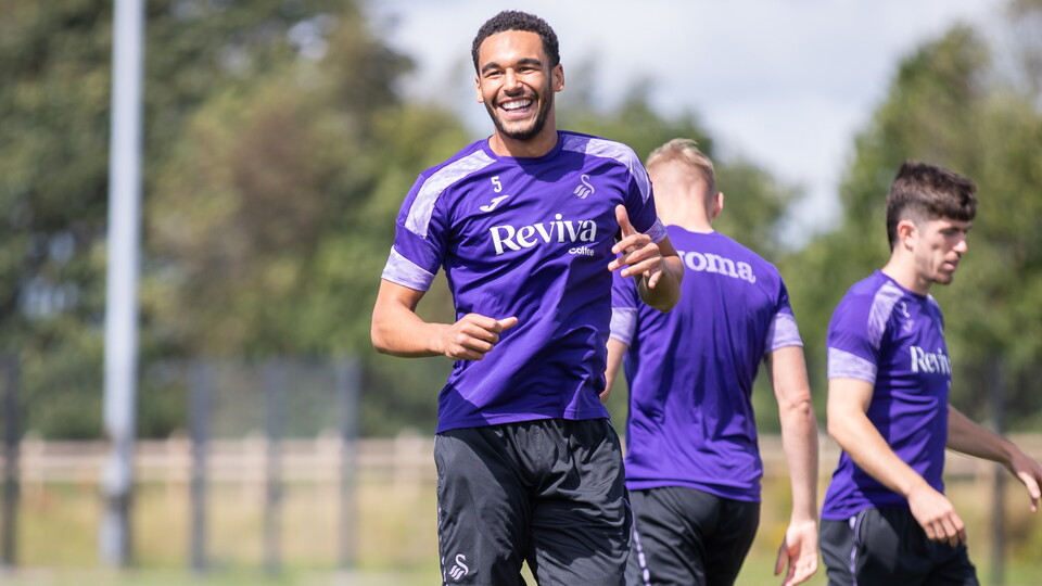 Training ahead of the south Wales derby