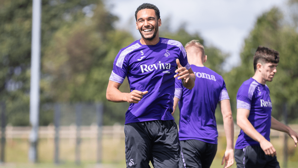 Training ahead of the south Wales derby