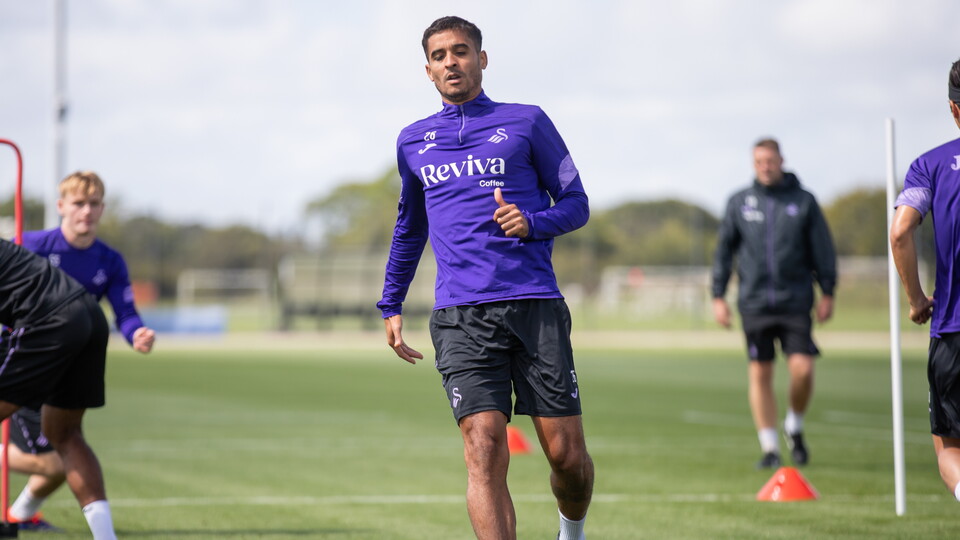 Training ahead of the south Wales derby
