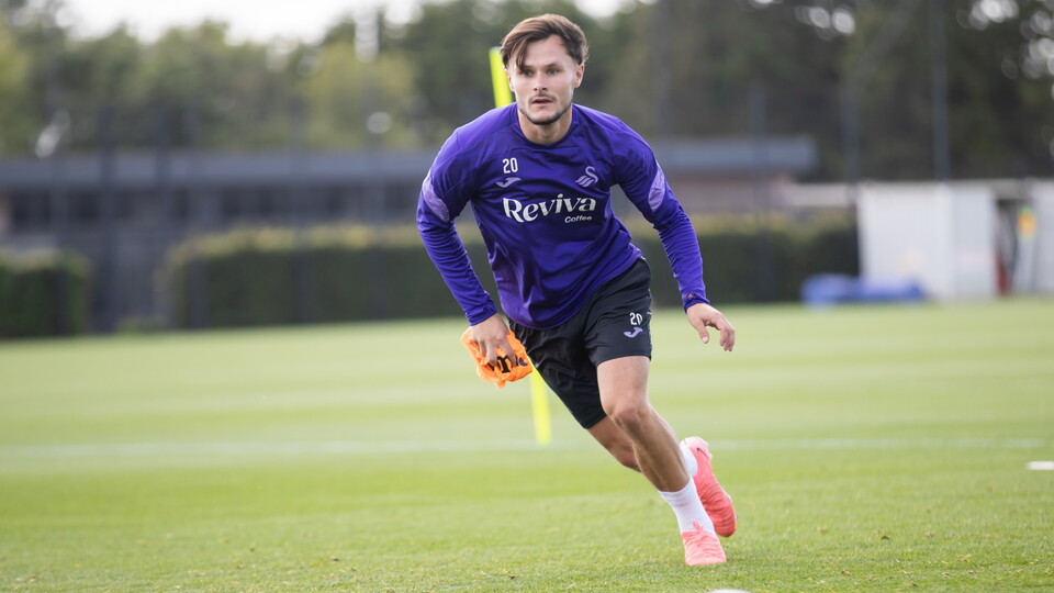 Training ahead of the south Wales derby