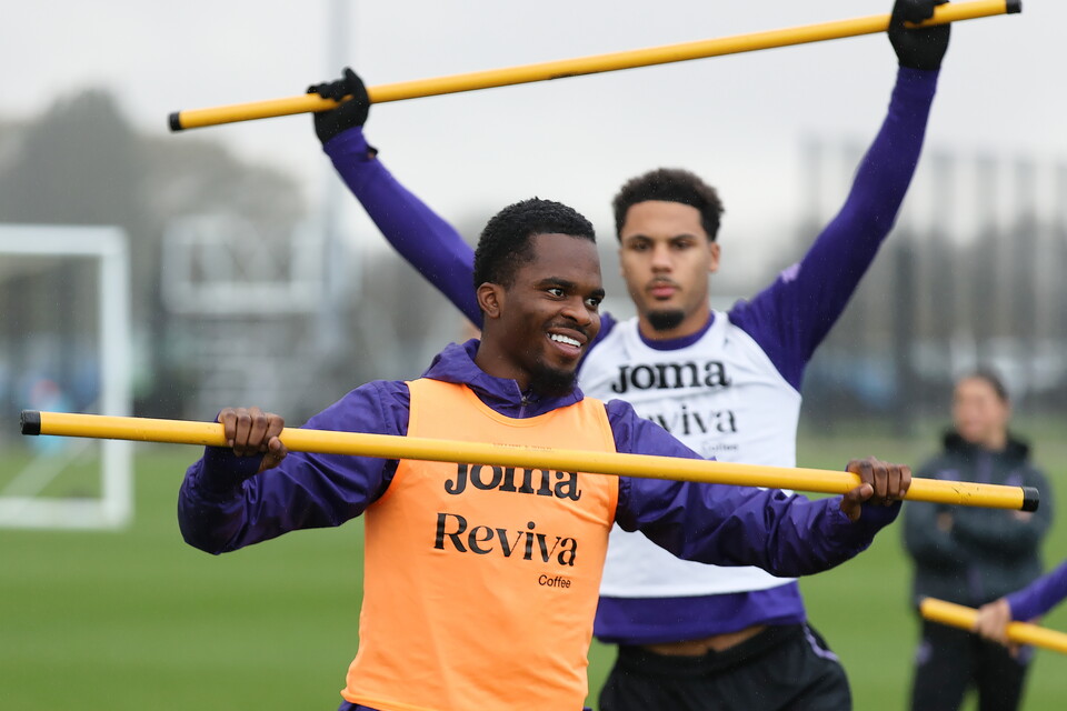 Training ahead of Oxford United