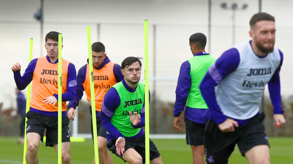 Training ahead of Oxford United
