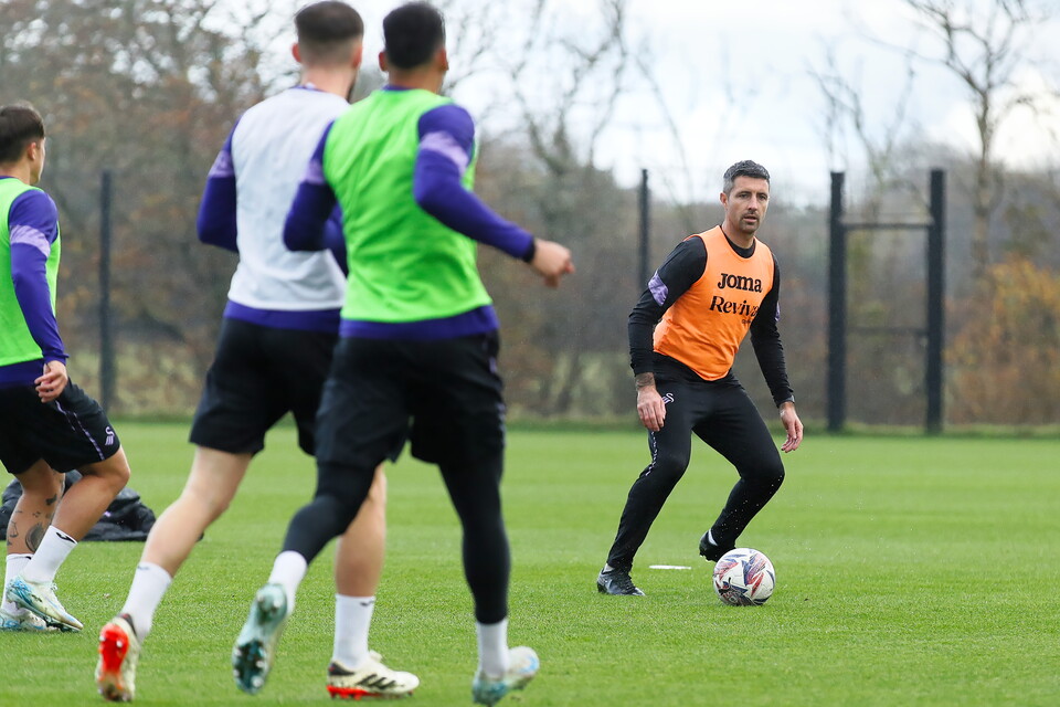 Training ahead of Oxford United