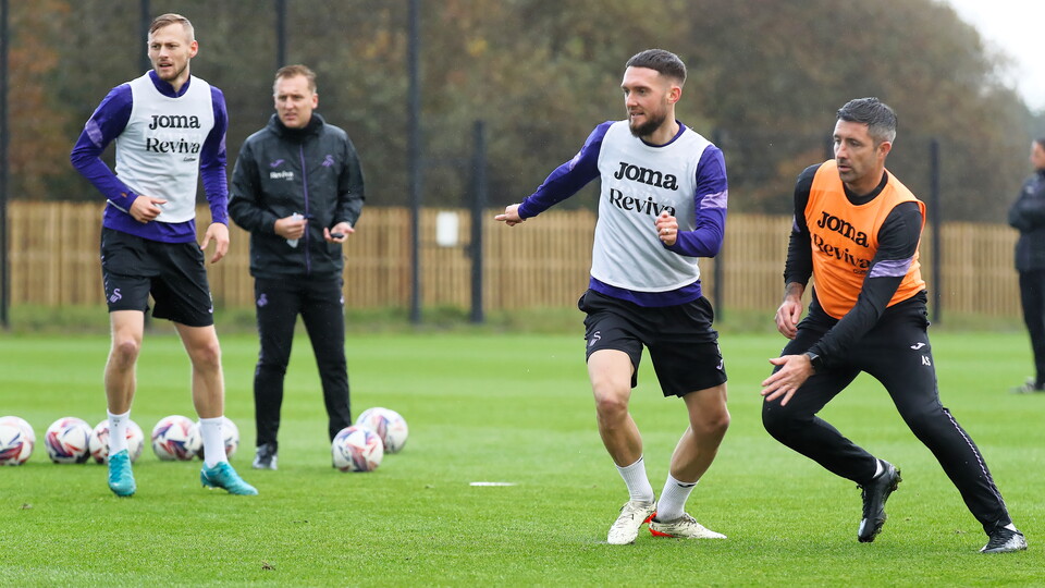Training ahead of Oxford United
