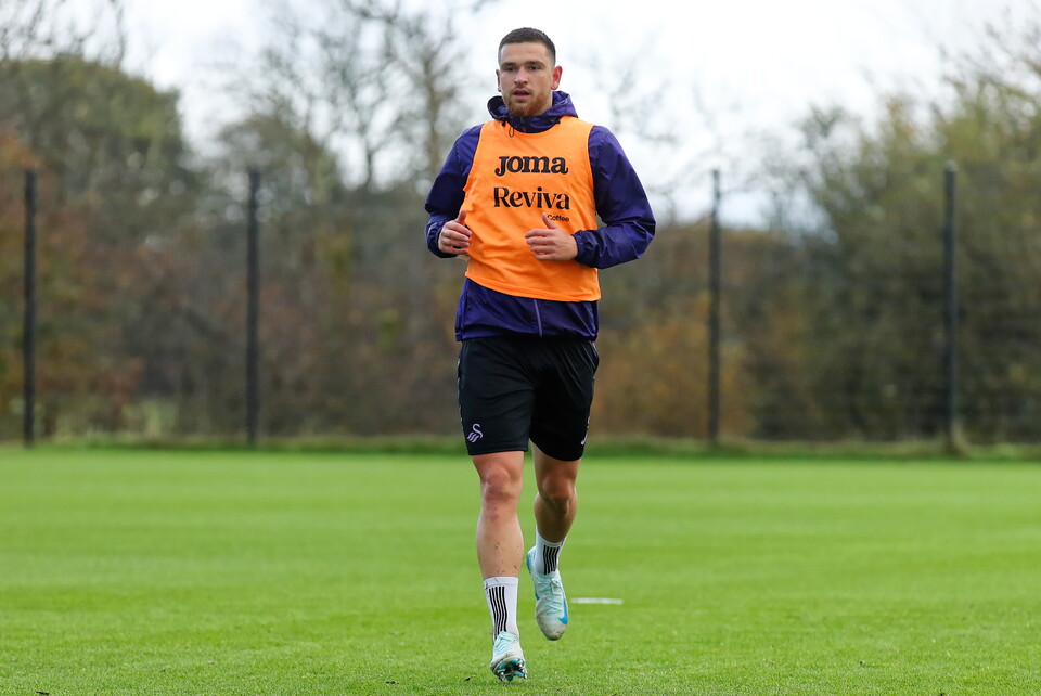 Training ahead of Oxford United