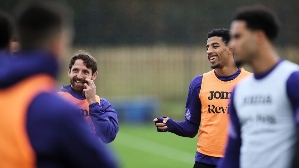 Training ahead of Oxford United