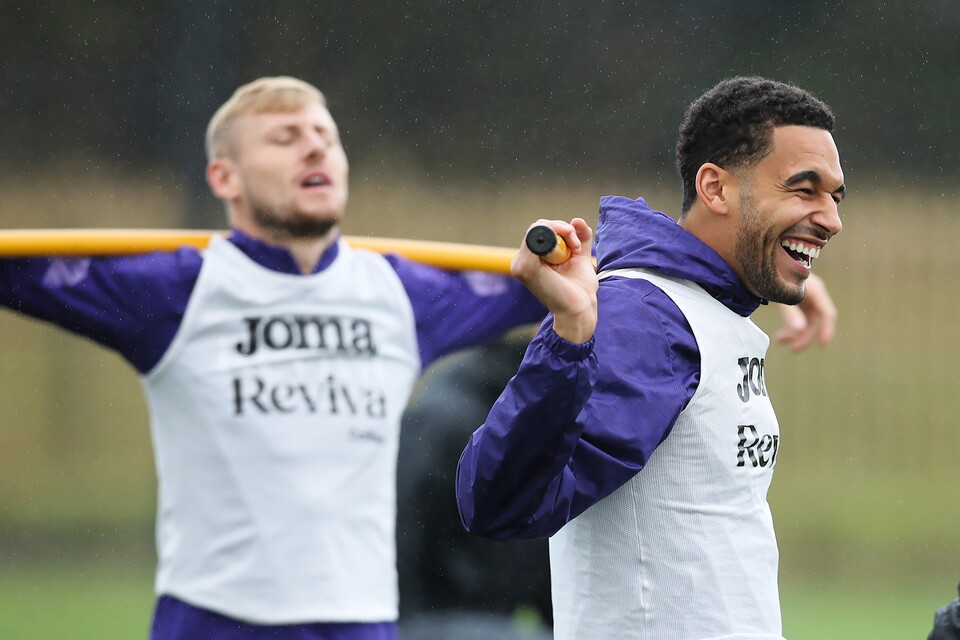 Training ahead of Oxford United