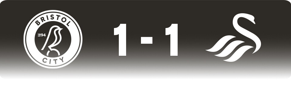 Bristol City 1, Swansea City 1