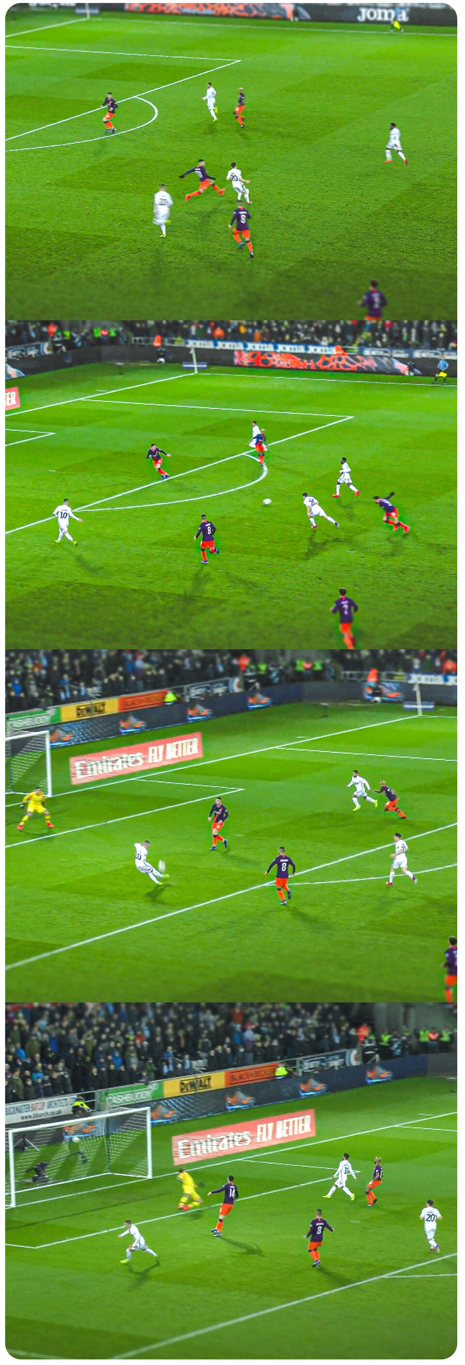 4-Panel Sequence of Bersant Celina's Goal