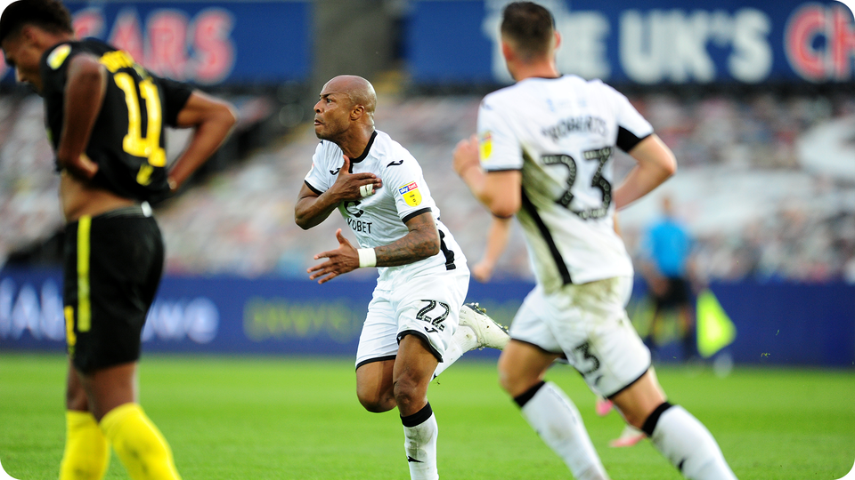 Ayew scoring