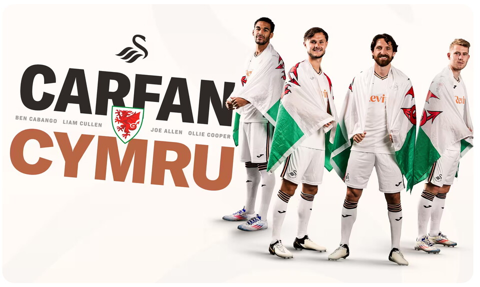 Carfan Cymru - Image of The Swans Welsh Callups