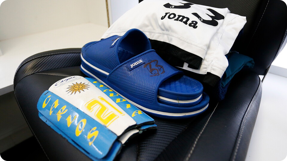 Federico Fernandez shinpads