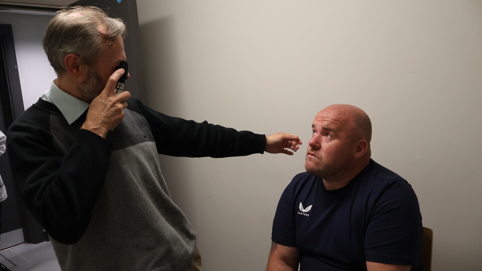 Eye testing at Fit Jacks