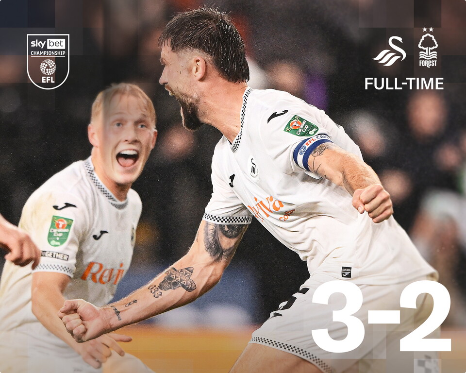 Swansea 3, Nottingham Forest 0