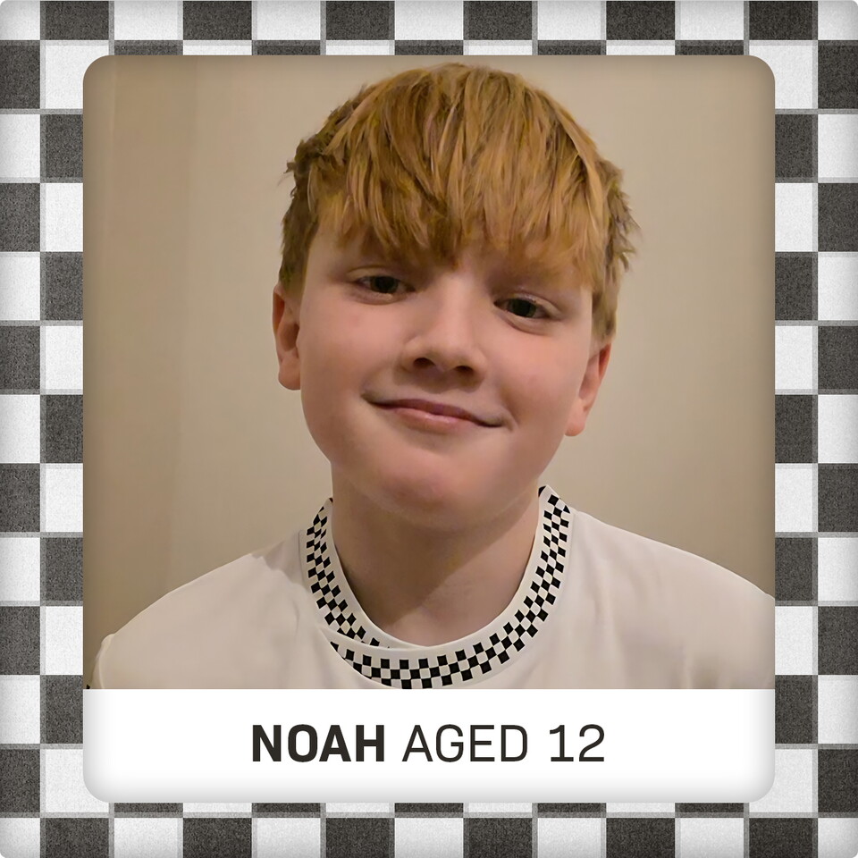 Noah, aged 12