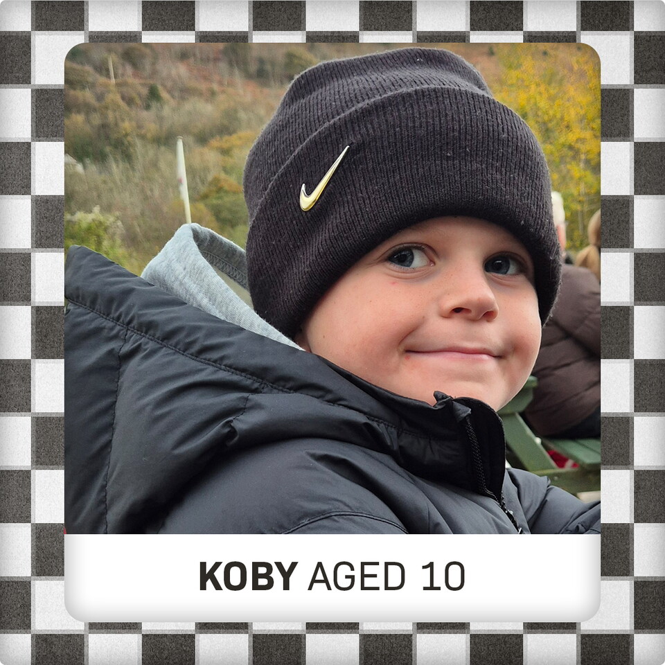 Koby, aged 10