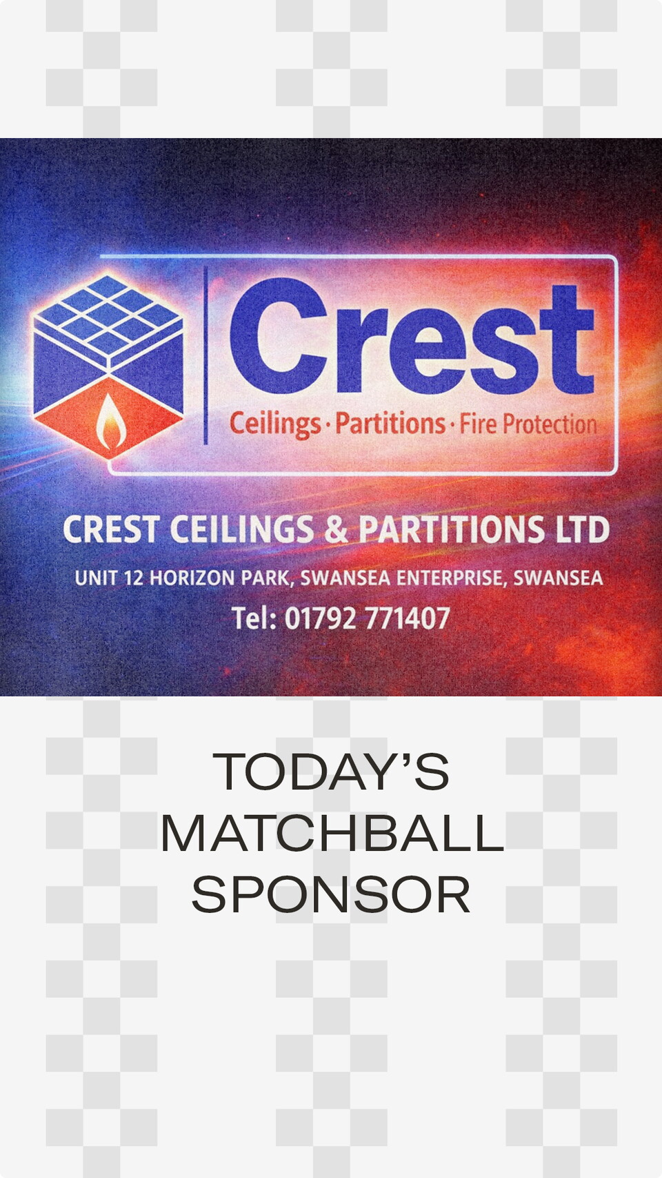 Matchball Sponsor - Crest