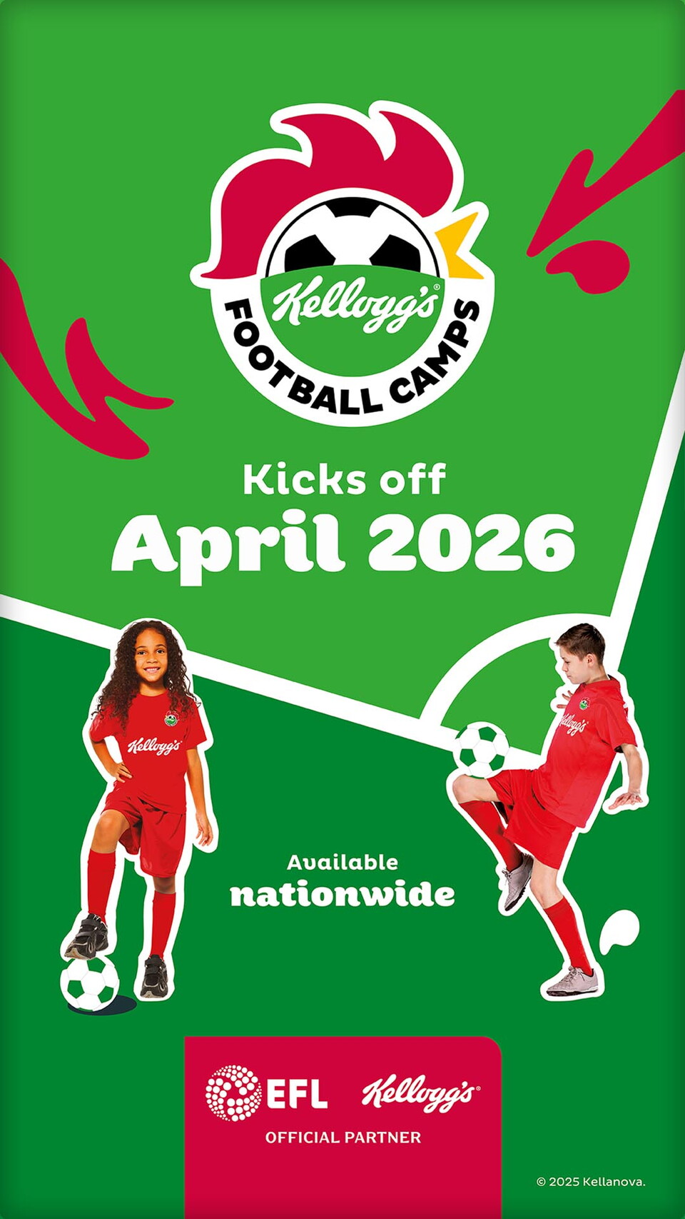 Kellogg's April 2026 Football Camps Ad