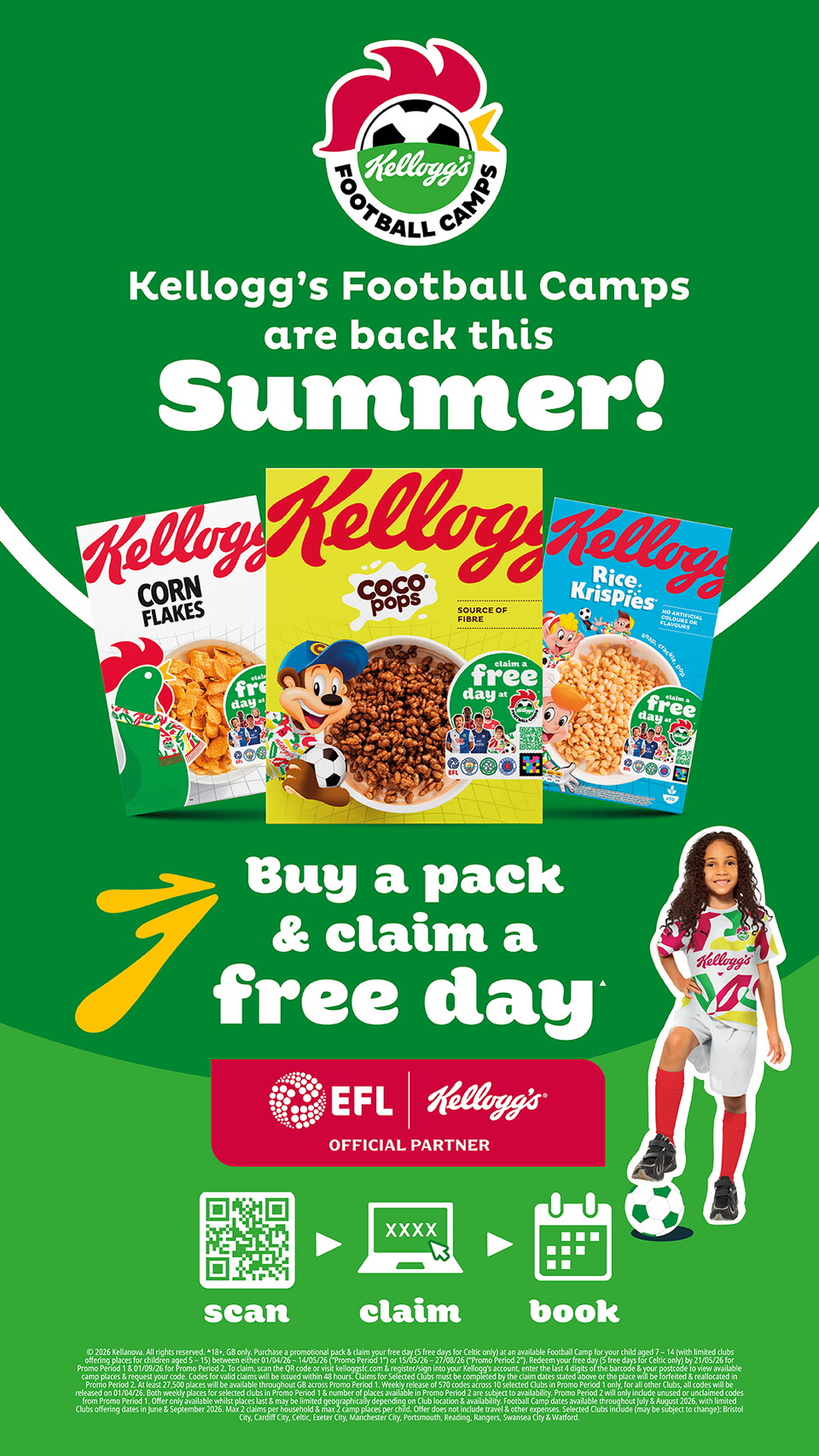 New football camps - Kelloggs