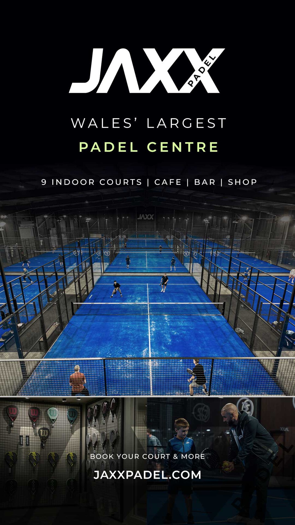 Jaxx Padel Ad - April 2026