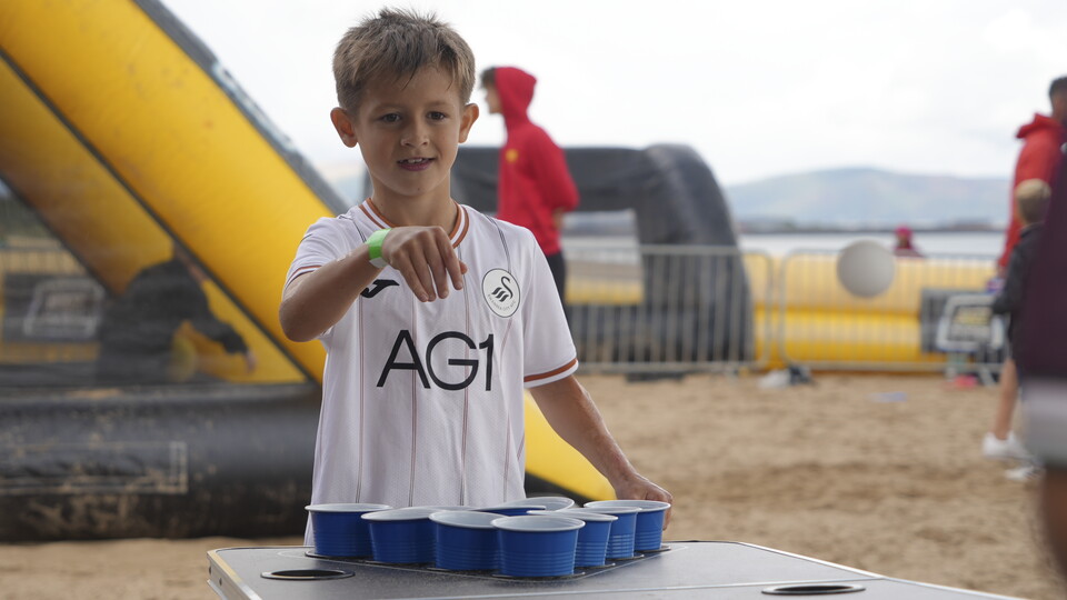 Swansea City beach day