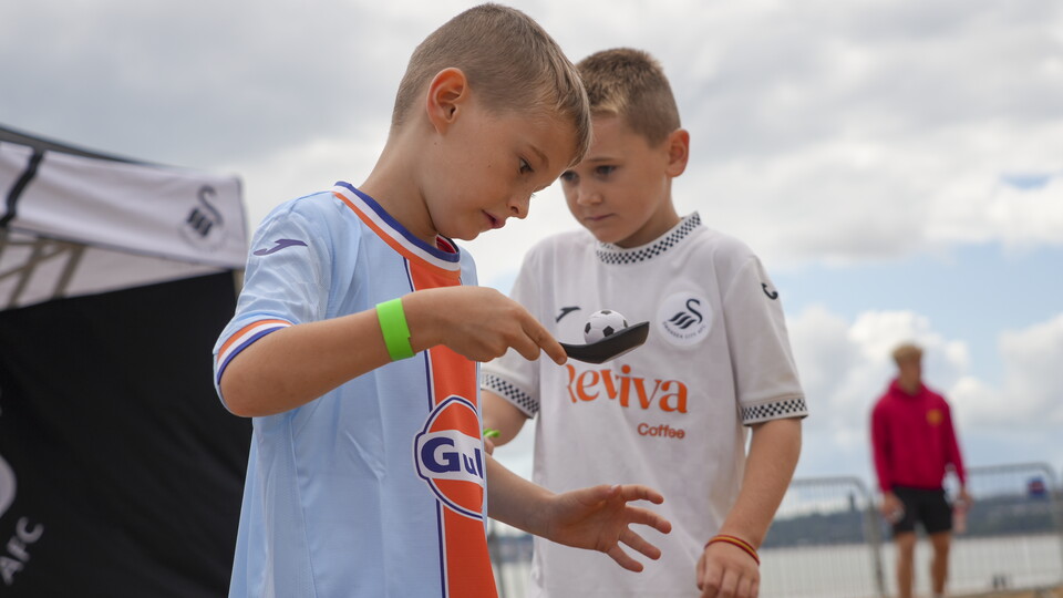 Swansea City beach day