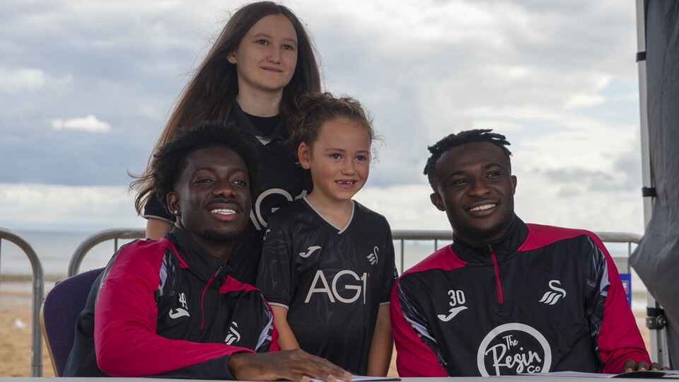 Swansea City beach day