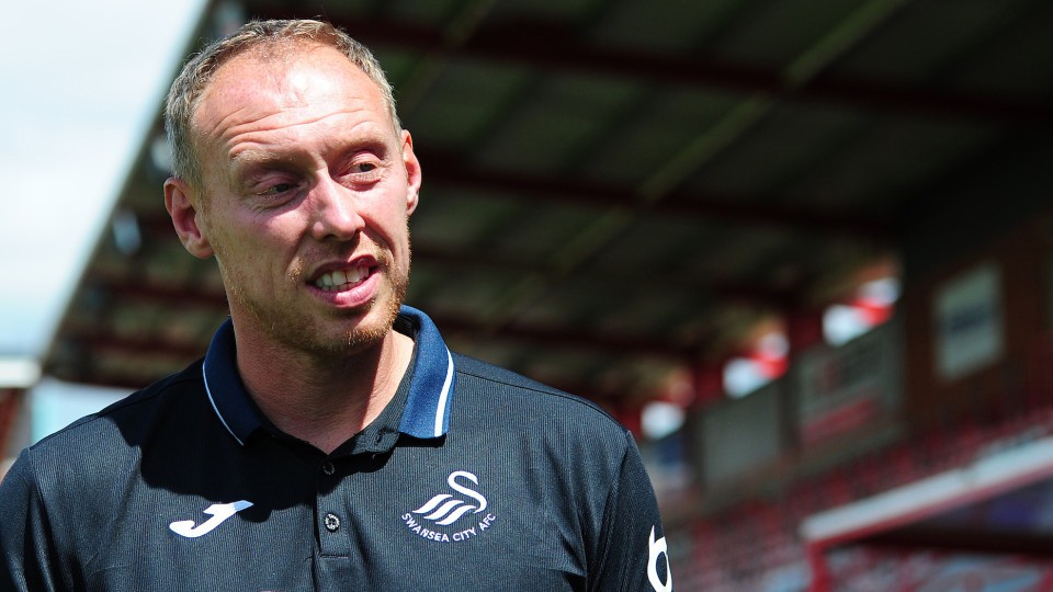 Swansea City head coach Steve Cooper