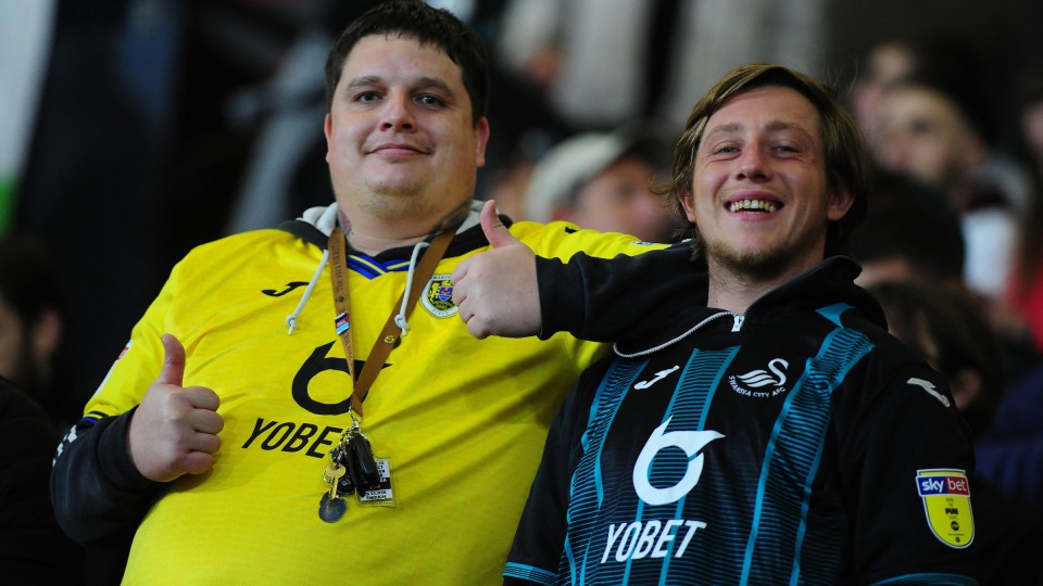 Swansea City supporters