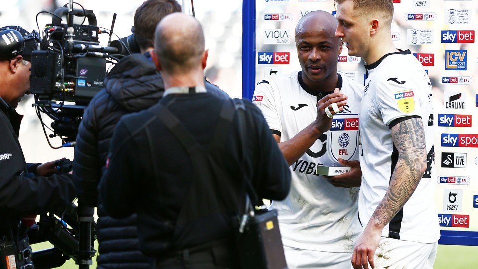 Andre Ayew and Ben Wilmot