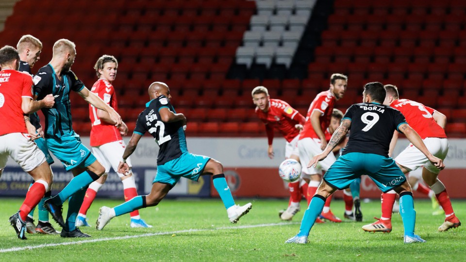 Charlton Andre Ayew goal