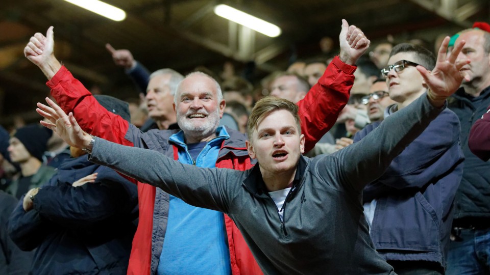 Swansea City supporters