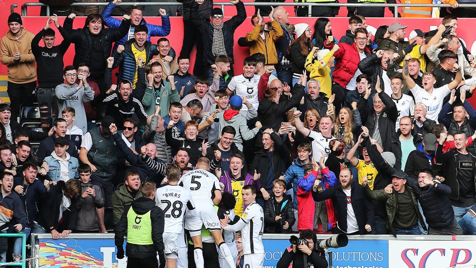Swansea City fans