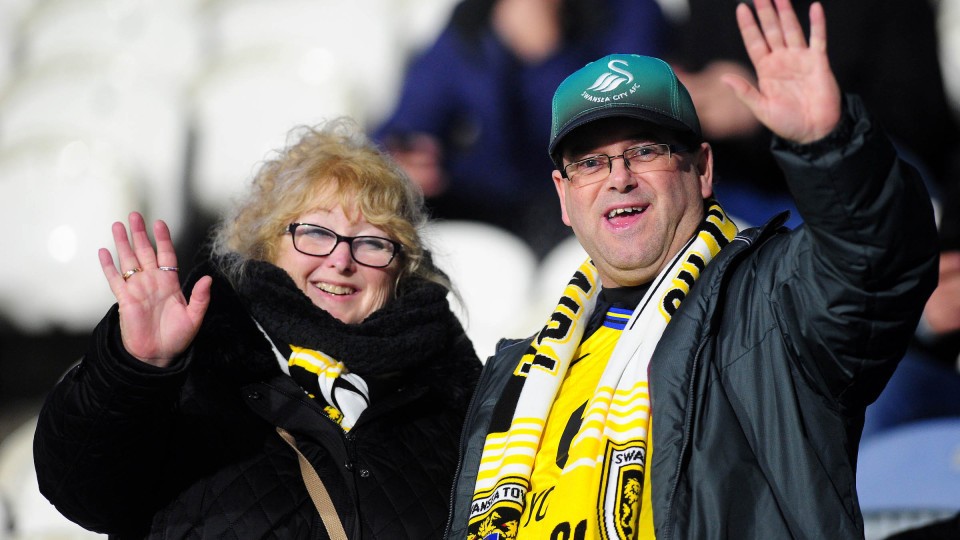 Swansea City fans