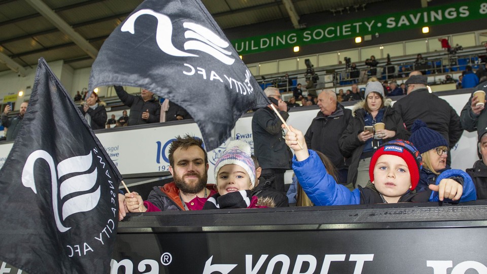 Swansea City fans