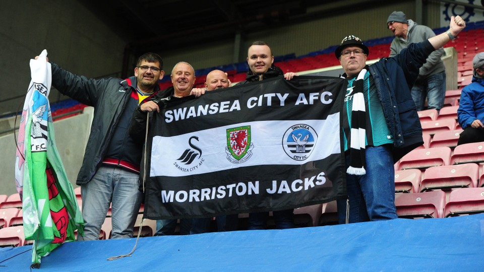 Swansea City fans