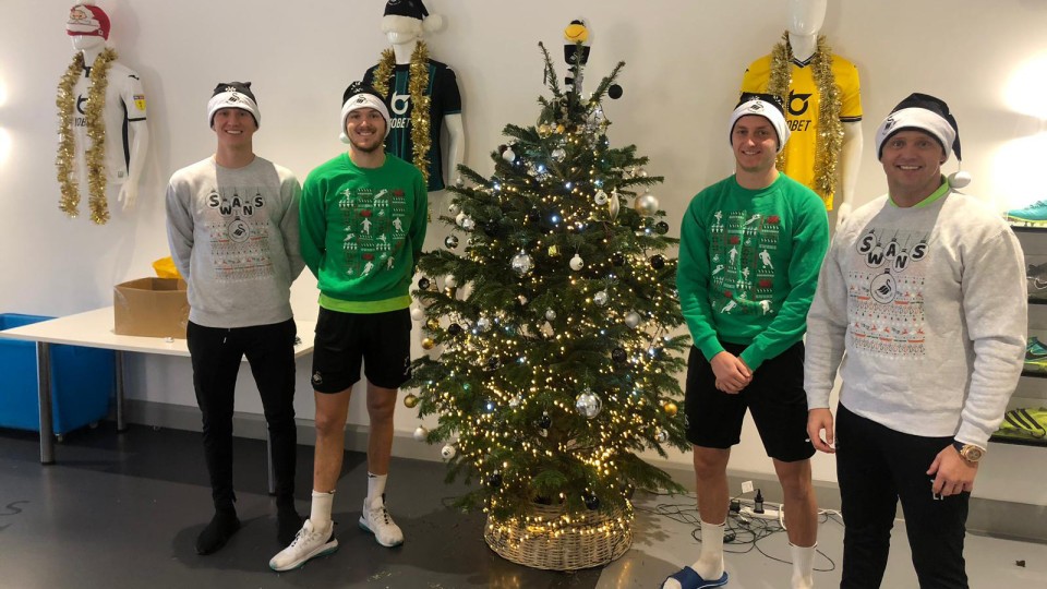 Sam Surridge, Freddie Woodman, Ben Wilmot and Lee Trundle